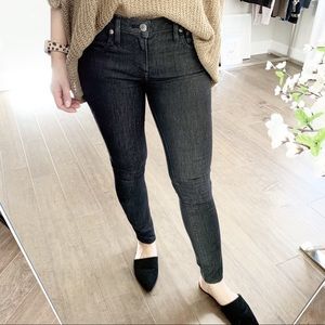 Helmet Lang Coated Skinny Jeans